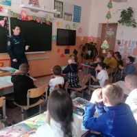 Встреча с сотрудником ОНДиПР Черниговскому муниципальному району по пожарной безопасности 25 декабря 2023 года