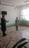Выступление ученицы 3 класса Зелёной Ульяны
