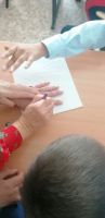 Выпуск стенгазеты с учащимися 1 - 4 классов 