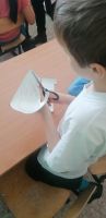 Выпуск стенгазеты с учащимися 1 - 4 классов 