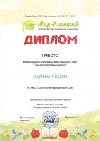 Всероссийская олимпиада для учащихся с ОВЗ: сельскохозяйственный труд