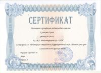Участие в краевой викторине "Занимательный русский язык"