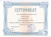 Участие в краевой викторине "Занимательный русский язык"