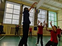 Игра в пионербол 31.01.2024 года