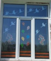 Патриотическая акция "Окна победы"